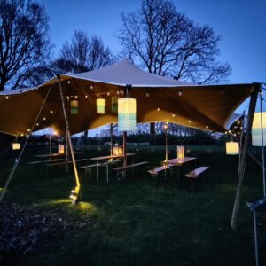 Stretchtent huren voor bruiloft of bedrijfsfeest