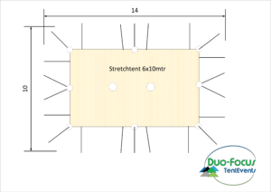 Stretchtent huren voor bruiloft of bedrijfsfeest